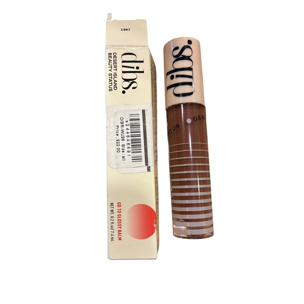 DIBS Beauty Go To Glossy Balm Desert Island Status 1987 Shimmerβ 0.2oz